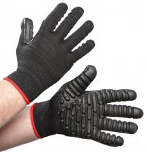 Impacto Protective Products Inc. BLACKMAXXISO50 - BLACKMAXX ISO XL GLOVE ANTIVIBRATION YELLOW CUFF MEETS ISO10819