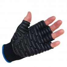 Impacto Protective Products Inc. VI4747 - BLACKMAXX TOUCH L 1/2FINGER GLOVE BLUE