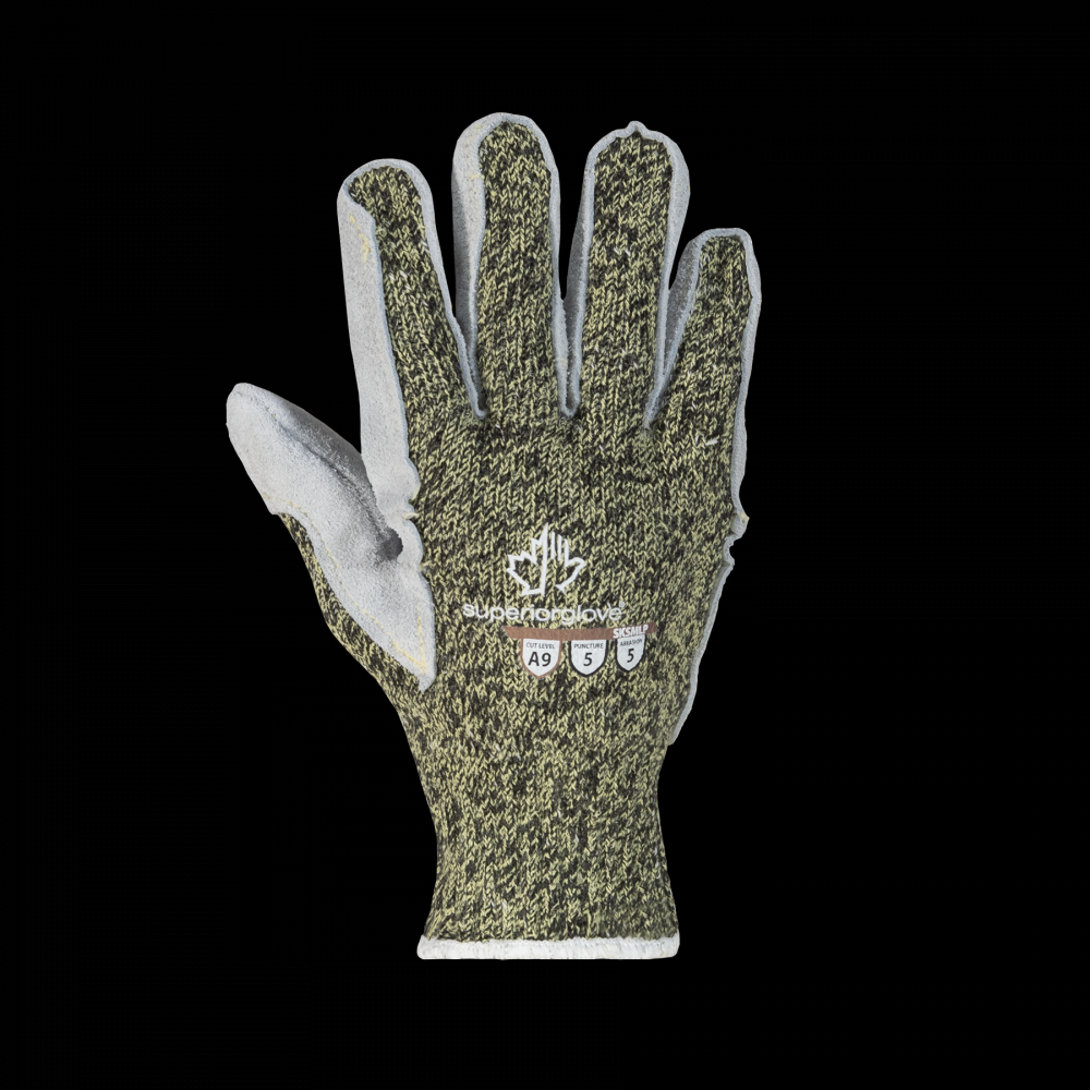 CUT A9 KNIT LEATHER PALMS