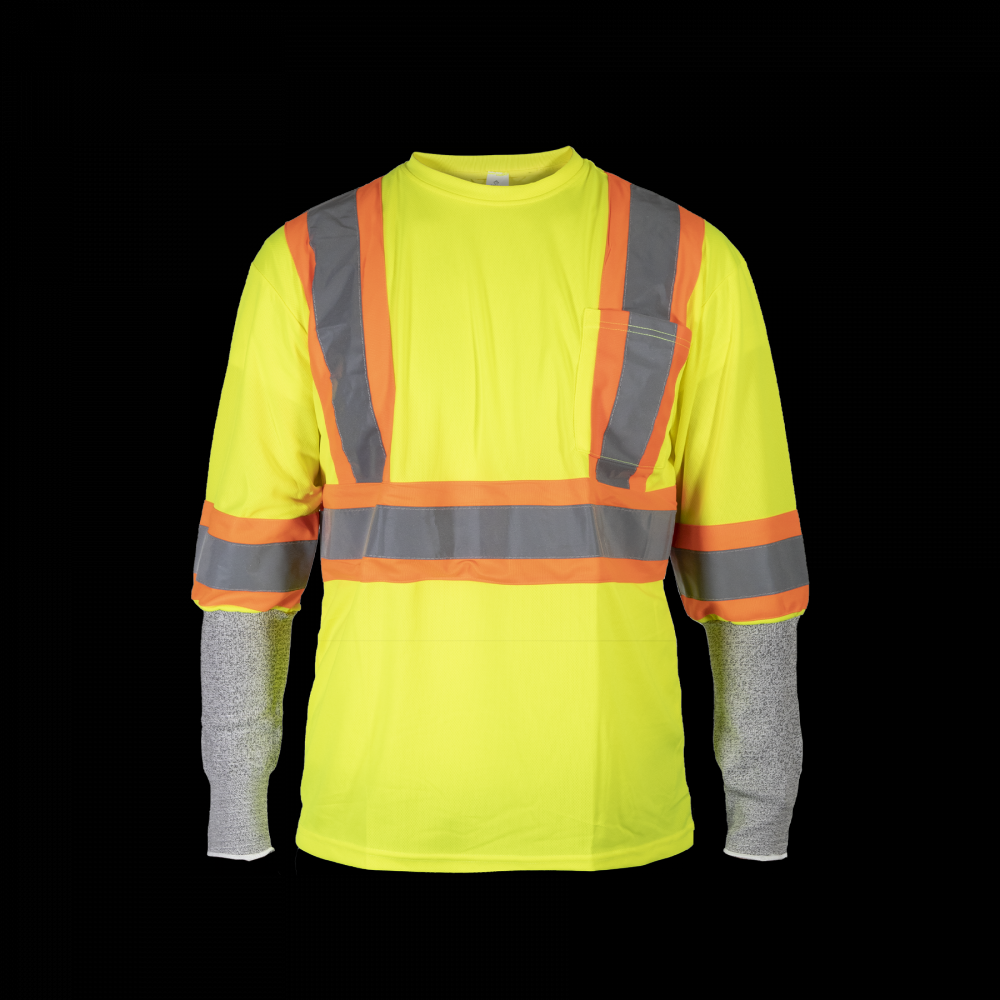 HI VIZ TRAFFIC SHIRT w/CR SLVS