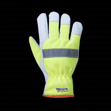 Superior Glove 378GTXHVL-XL - WINTER HIVIZ CUT A6 + GRIP