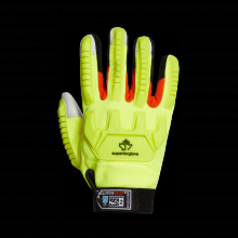 Superior Glove MXGKGHVB-XS - CUT A5 IMPACT LEATHER PALMS