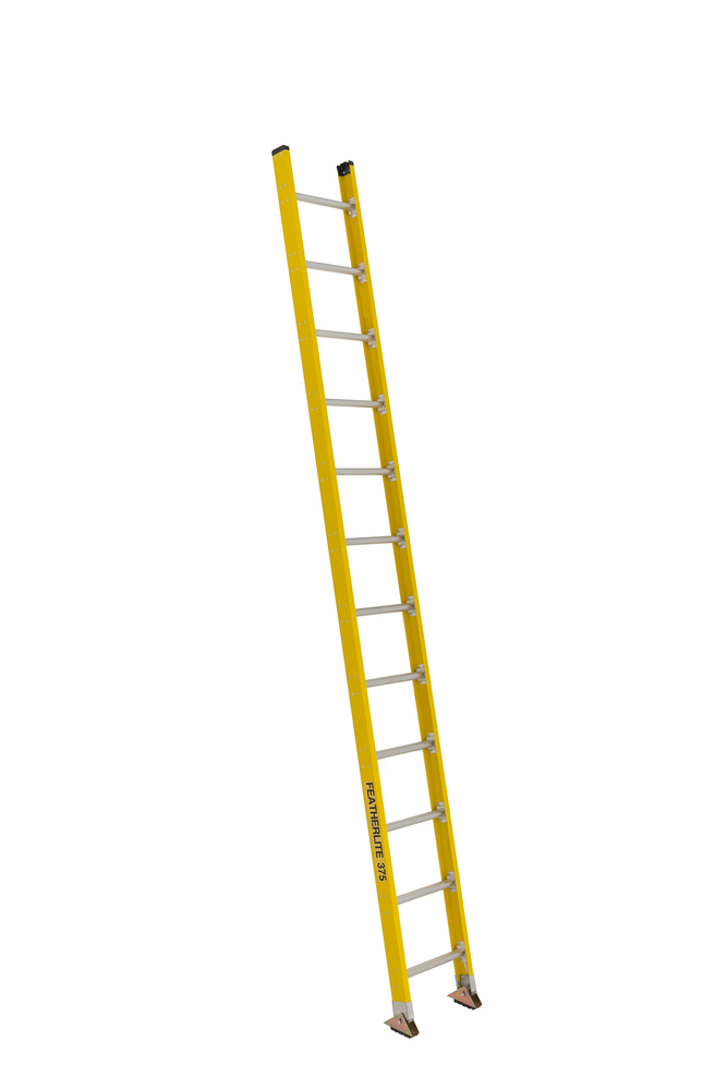12&#39; Fiberglass Straight Ladder Type IAA 375 Load Capacity (lbs)