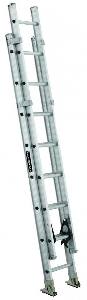 16&#39; Aluminum Extension Ladder, Type IAA, 375 lb Load Capacity