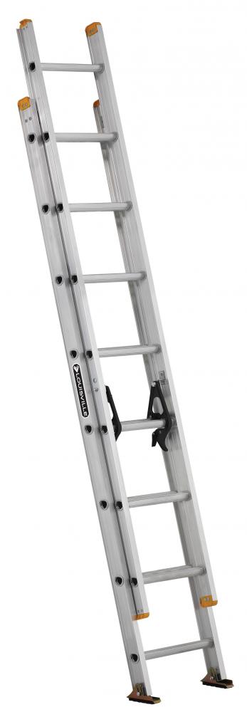 16&#39; Aluminum Extension Ladder, Type I, 250 lb Load Capacity
