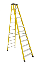 Louisville Ladder Corp 6412 - 12' Fiberglass Step Ladder Type IA 300 Load Capacity (lbs)