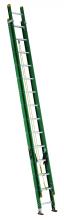 Louisville Ladder Corp FE0628 - 28' Fiberglass Extension Ladder, Type II, 225 lb Load Capacity