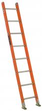 Louisville Ladder Corp FE3108 - 8' Fiberglass Straight Ladder, Type IA, 300 lb Load Capacity