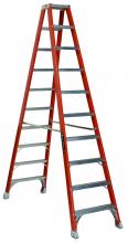 Louisville Ladder Corp FM1510 - 10' Fiberglass Twin Step Ladder, Type IA, 300 lb Load Capacity