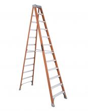 Louisville Ladder Corp FS1512 - 12' Fiberglass Step Ladder, Type IA, 300 lb Load Capacity