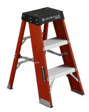 Louisville Ladder FS1412HD, 6-Foot Fiberglass Step Ladder, 375-Pound  Capacity, - Stepladders 