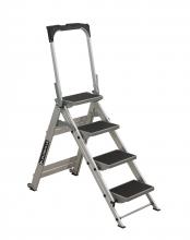 Louisville Ladder Corp L-2011-04 - 4' Aluminum  Stocking Stool, Type IA, 300 lb