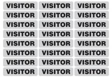 Dentec 13HL-VISITOR - "VISITOR" Reflective strip