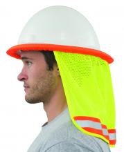 Dentec 14A19281 - Neck Shield, Hi-Viz Lime Green. Fits all ERB hard hats. (3/Pack)