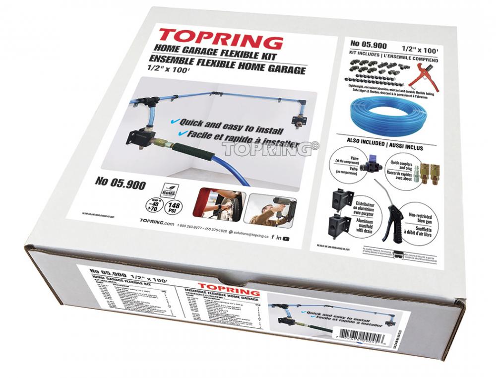 Home Garage Flexible Kit 1/2 x 100&#39; AIRLINE