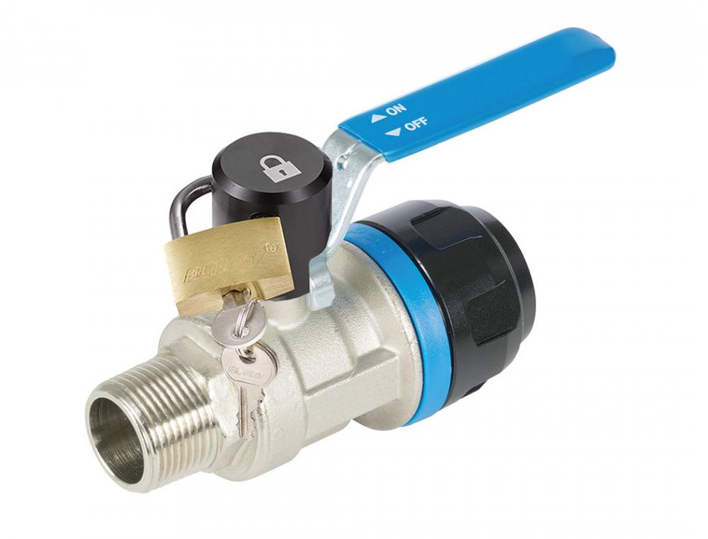 25 mm Ball Valve With Locking Handle 3/4 (M) NPT S08