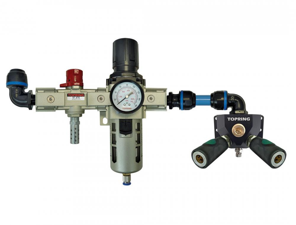 FR Unit and Wall Manifold With 2 Composite Couplers Ultraflo for 25 mm S08