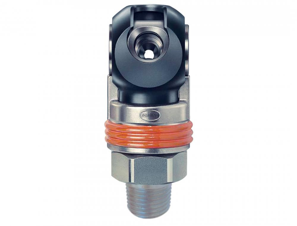 3/8 Industrial Steel Quick Coupler 3/8 (M) NPT