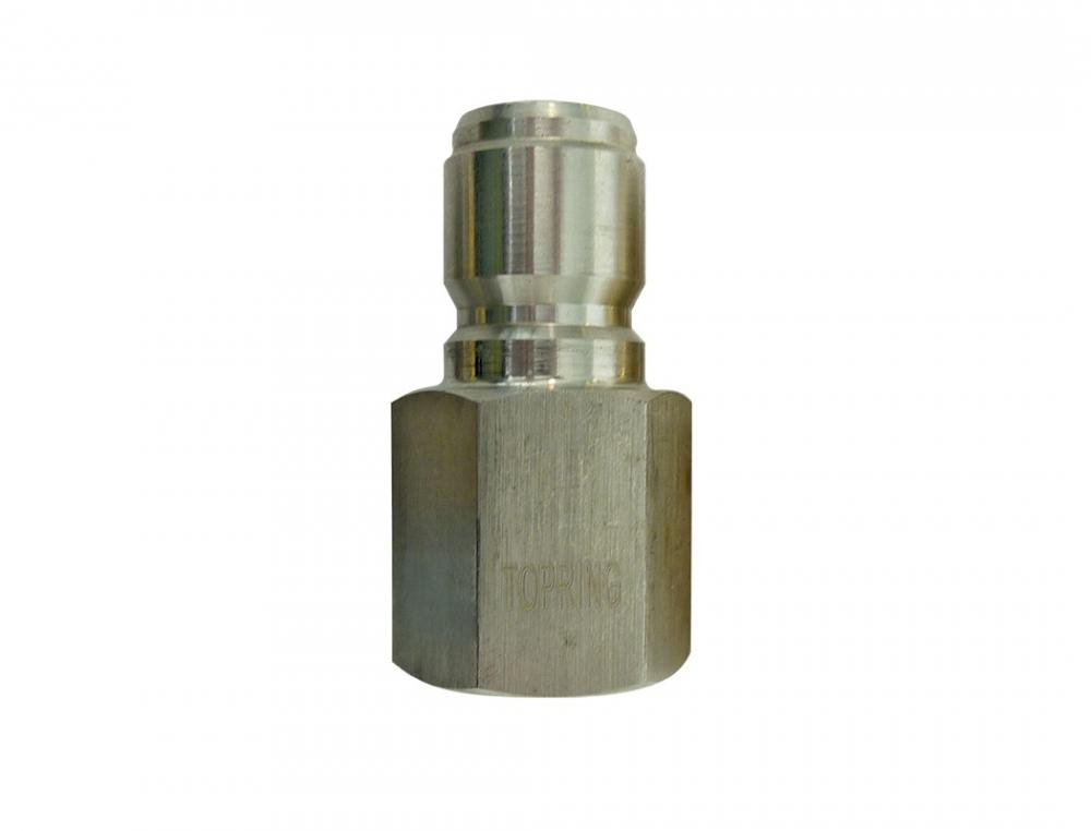 High Flow Stainless Steel Coupler Plug 3/8 (F) NPT