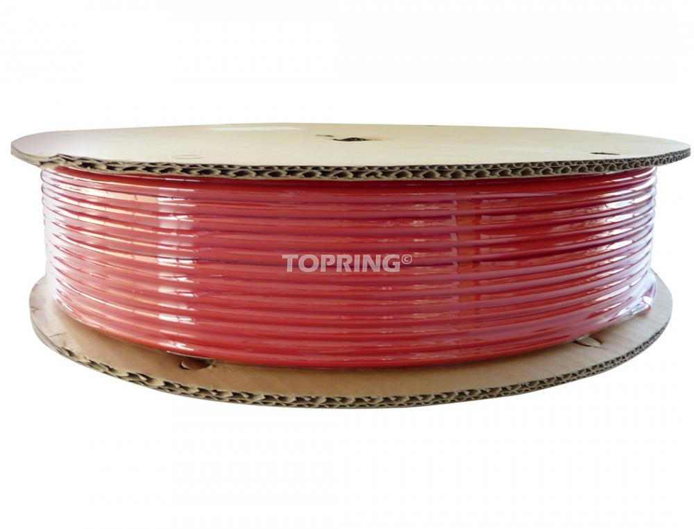Red Nylon Tube 10 mm O.D. 100 m