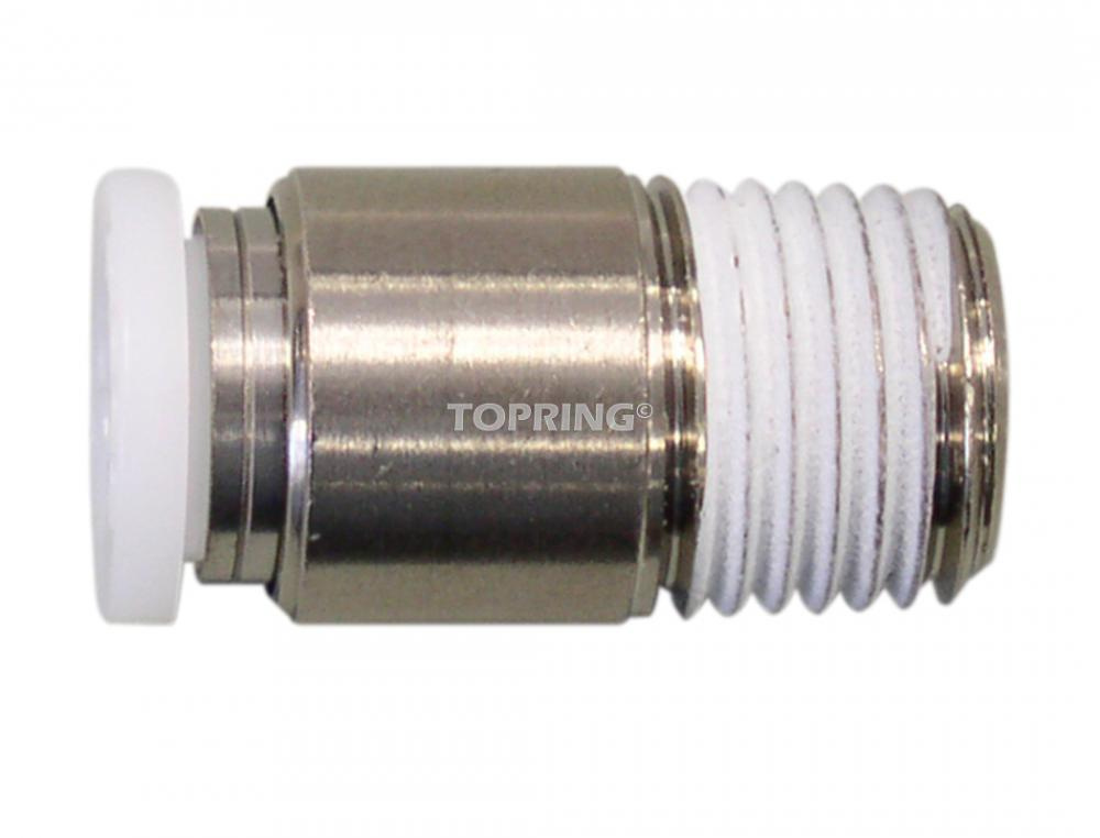 6 mm Push-to-Connect to 1/8 (M) NPT Hexagonal Adapter