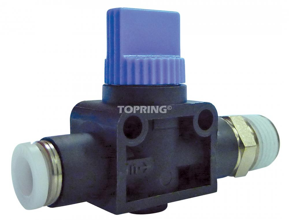 Mini Hand Valve 3W 1/4 x 1/4(M)NPT TOPFIT