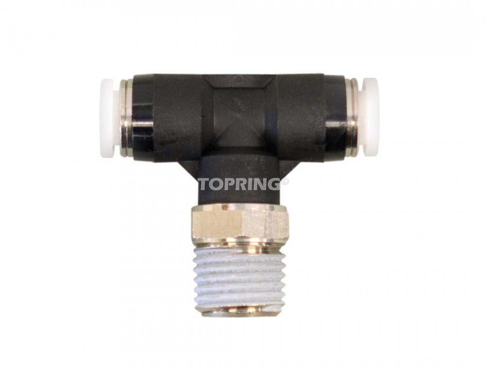 6 mm Push-to-Connect to 1/4 (M) NPT Tee Adapter