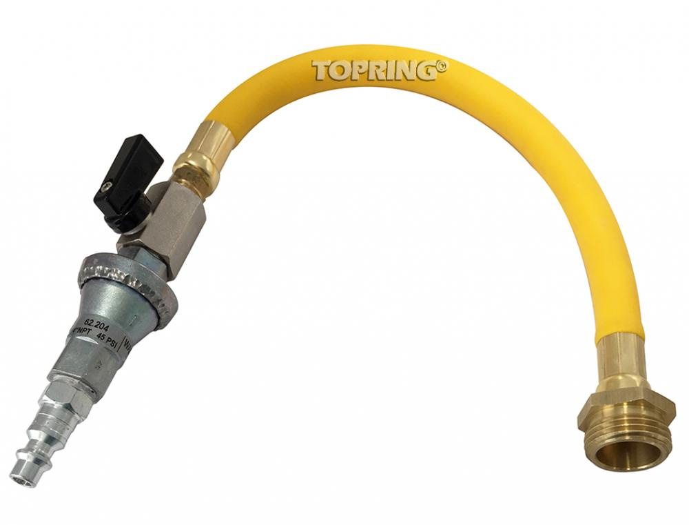 Water Blowout Adapter (M) With Pressure Regulator