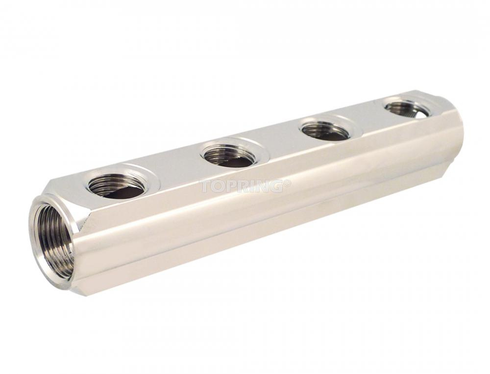 Bar Manifold 1(F)BSPP x (4)1/2(F)BSPP Brass