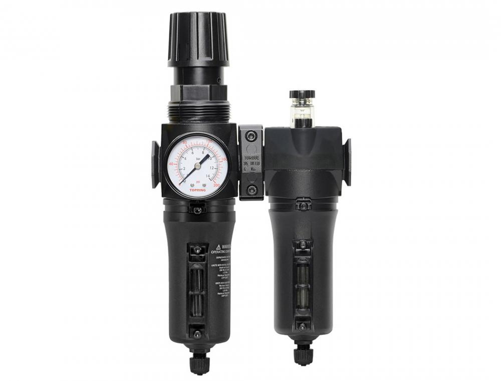 5 Micron FRL Unit 30 to 125 PSI 1/4 (F) NPT With Shut-off Valve S50