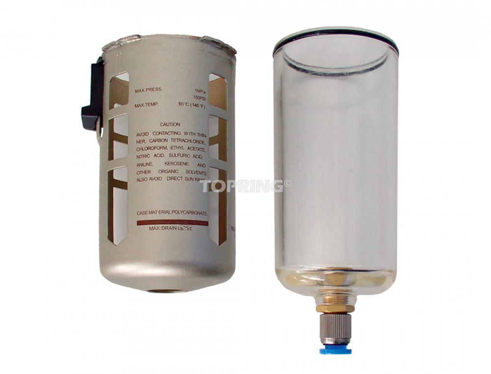45 ml Polycarbonate Bowl With Protector for Filter, Coalescing Filter and Filter Regulator S51