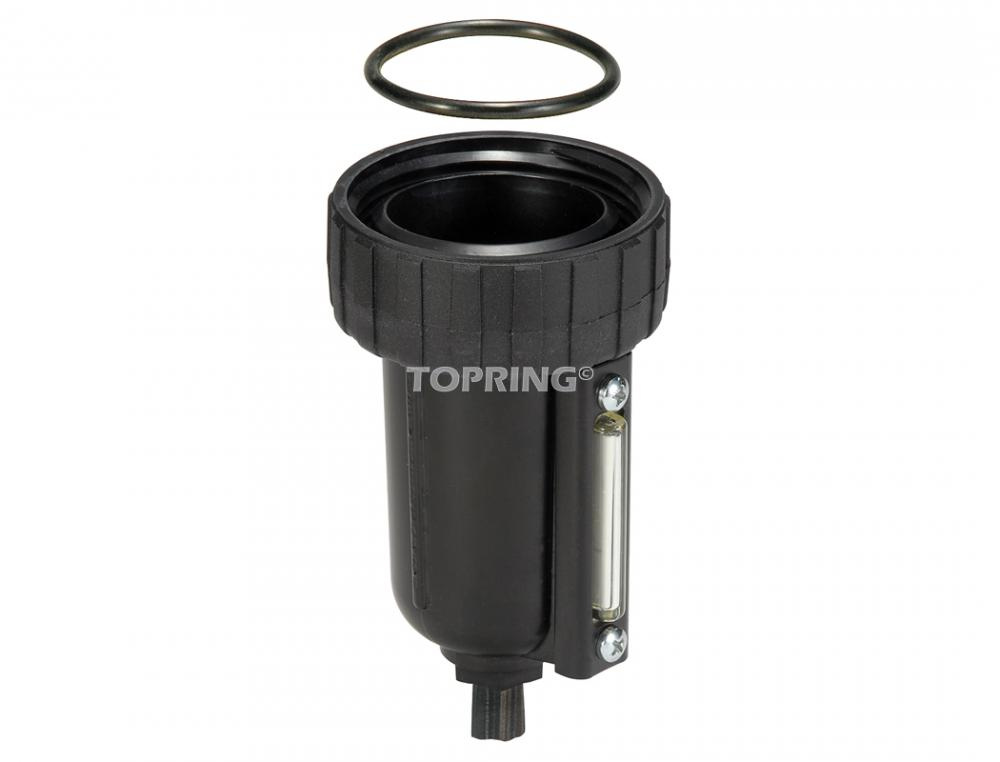 130.1 ml Zinc Bowl With Level Indicator for Filter, Coalescing Filter and Filter Regulator