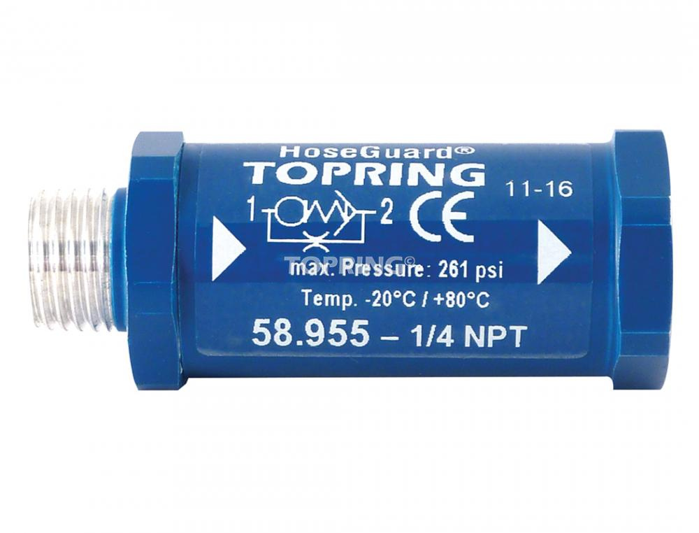 Aluminum Air Fuse 32 SCFM 1/4 (M) to 1/4 (F) NPT