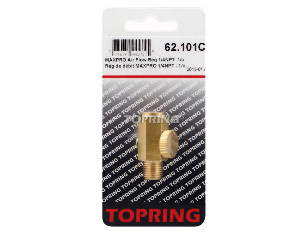 Brass Inline Airflow Regulator 1/4 (F-M) NPT