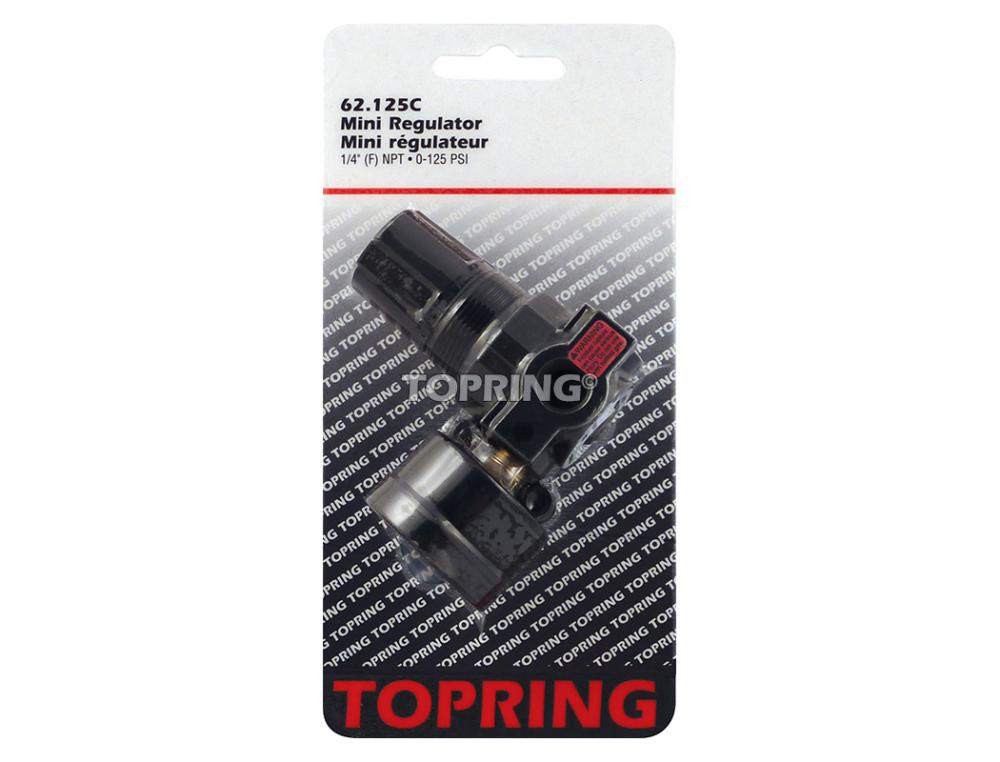 Acetal HVLP Pressure Regulator 0 to 120 PSI 1/4 (F) NPT