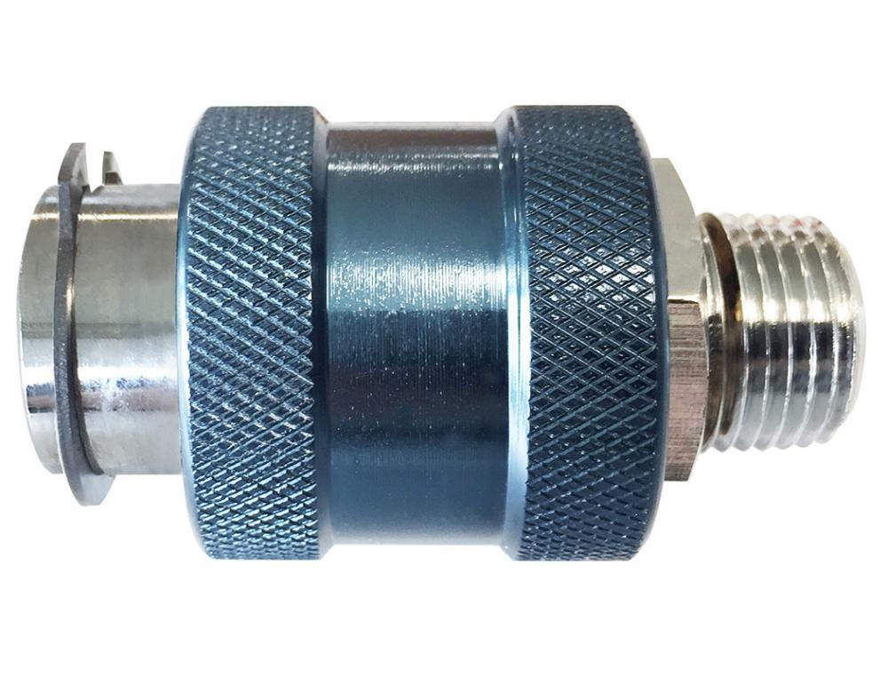 Aluminum Slide Valve 3/8 (F) NPT to 3/8 (M) NPT