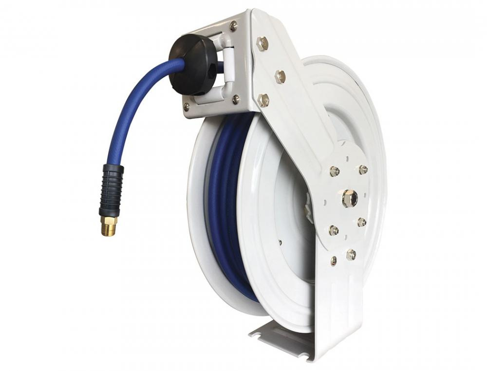 L Hose Reel With 3/8 I.D. 50 ft. Polymer Hose