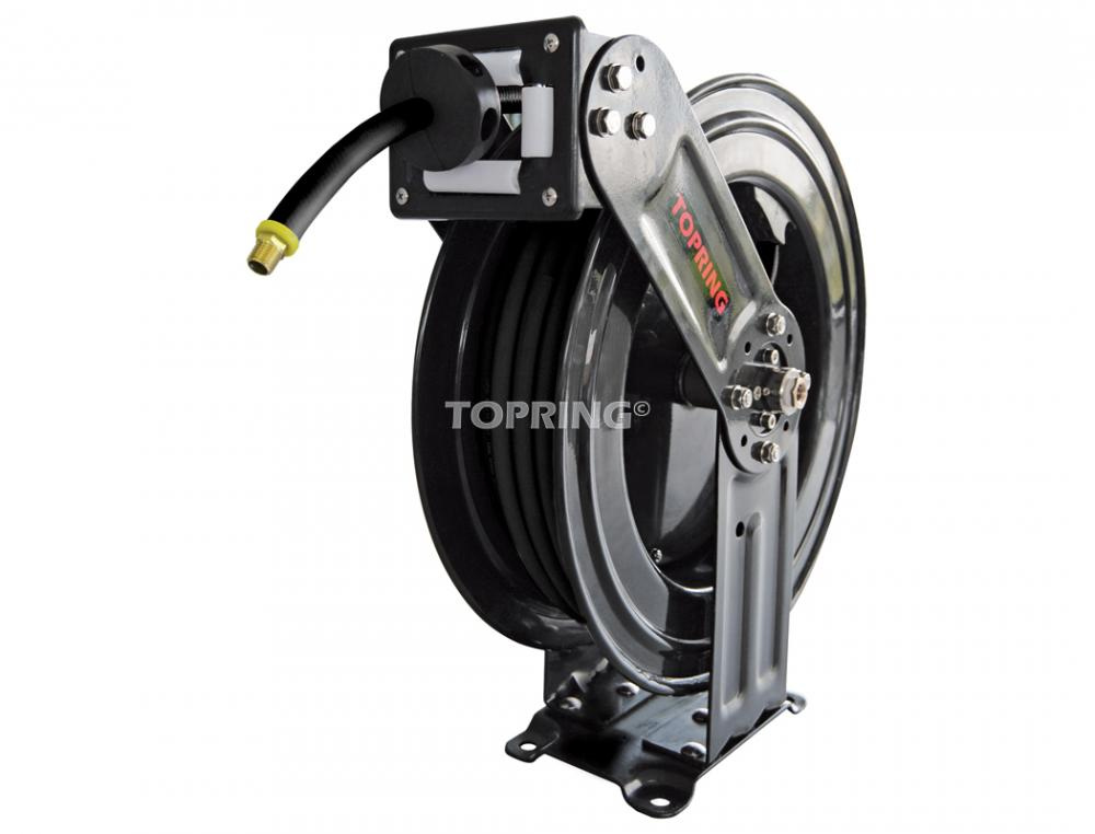 XL Hose Reel With 3/8 I.D. 65 ft. Rubber Hose