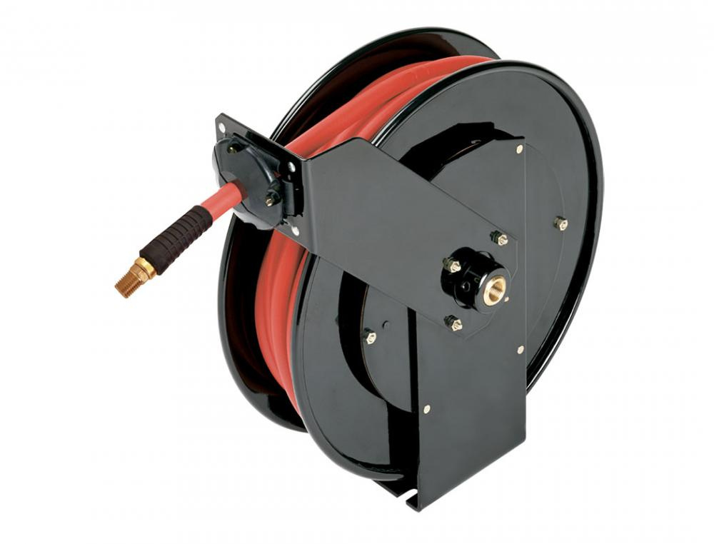 Hose Reel With 1/2 I.D. 35 ft. Rubber Hose