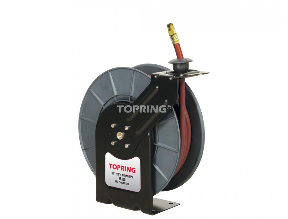 Hose Reel With 3/8 I.D. 50 ft. Polymer Hose