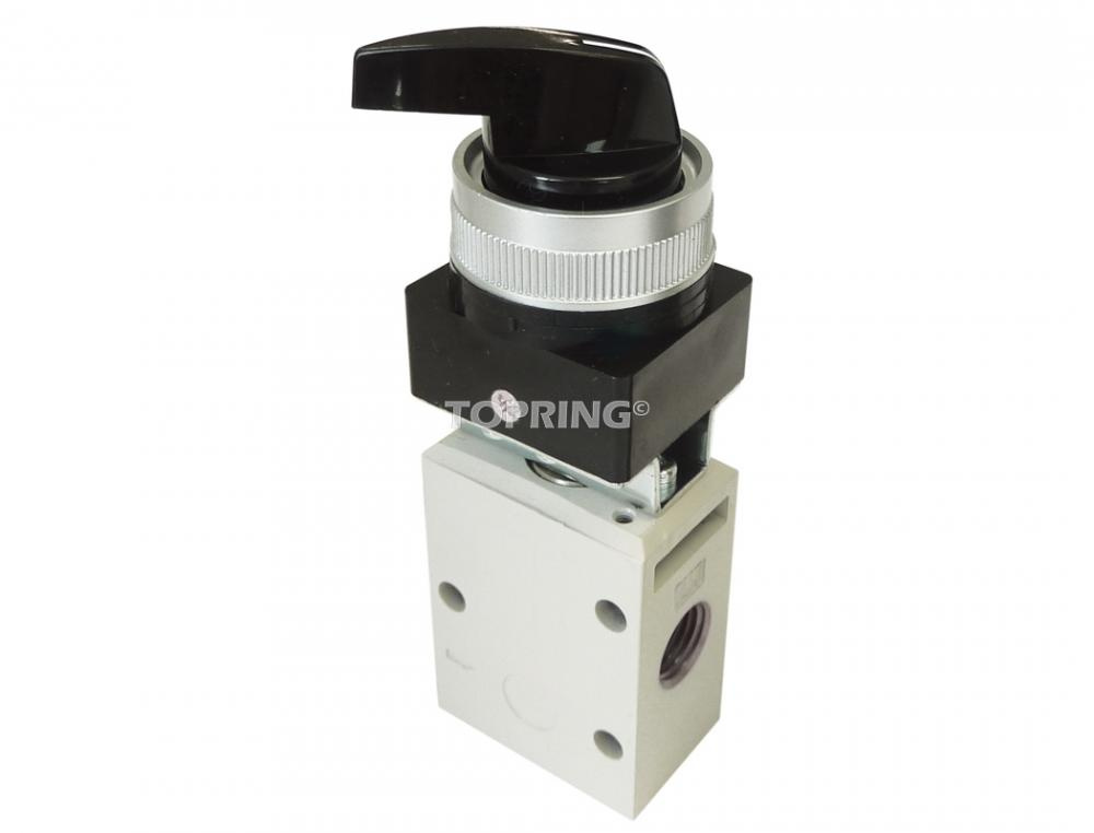 3/2-Way Manual Valve With Selector Switch 1/8 (F) NPT