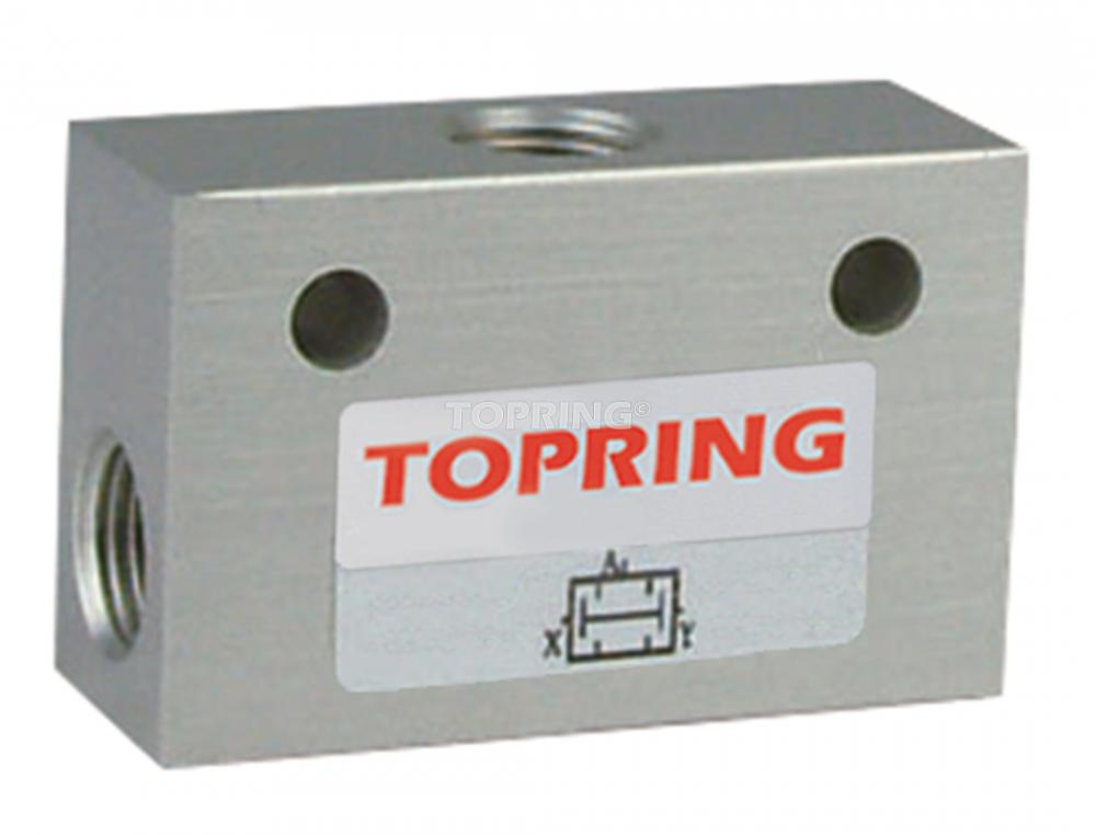 Aluminum Pneumatic Shuttle Valve 1/8 (F) NPT