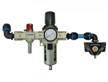 Topring 08.619 - FR Unit and 3-Port Wall Manifold 1/2 (F) NPT for 25 mm S08