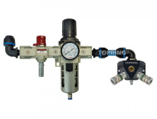 Topring 08.622.02 - FR Unit and Wall Manifold With 2 Steel Couplers Ultraflo for 25 mm S08