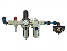 Topring 08.628 - FRL Unit and 3-Port Wall Manifold 1/2 (F) NPT for 20 mm S08