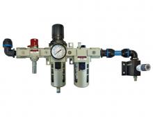 Topring 08.630.08 - FRL Unit and Wall Manifold With 1 Steel Coupler 1/4 Industrial for 16 mm S08
