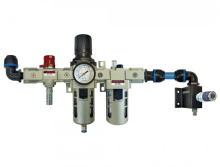 Topring 08.630.08 - FRL Unit and Wall Manifold With 1 Steel Coupler 1/4 Industrial for 16 mm S08