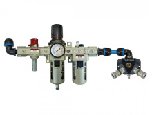 Topring 08.632.02 - FRL Unit and Wall Manifold With 2 Steel Couplers Ultraflo for 25 mm S08