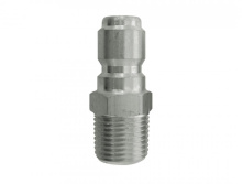 Topring 28.264.02 - High Flow Stainless Steel Coupler Plug 3/8 (M) NPT