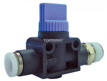 Topring 40.09 - Mini Hand Valve 3W 1/4 x 1/4(M)NPT TOPFIT